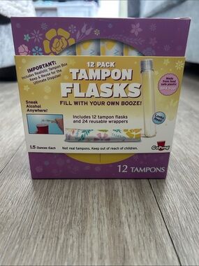 Tampon Flasks - 12 Pack